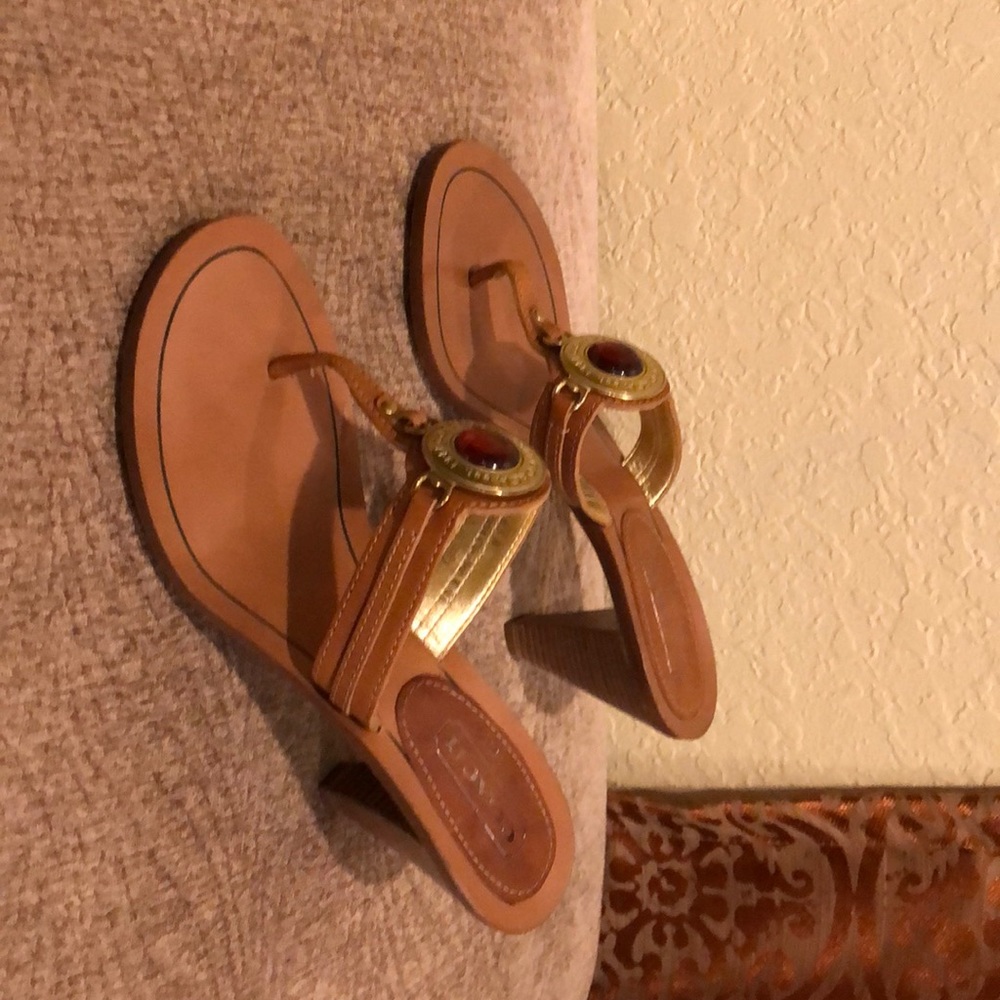 Sandals New. Leather